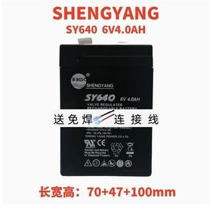 电子称用电瓶 SHENGYANG晟阳蓄电池 SY645 6V4.5AH玩具车 童车