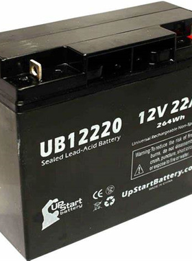 UPSTART BATTERY蓄电池 UB12220 12V-22AH 免维护铅酸电池