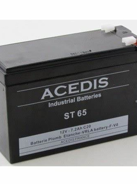 ACEDIS蓄电池 ST65 12V-7.2AH c20 免维护可充电电池