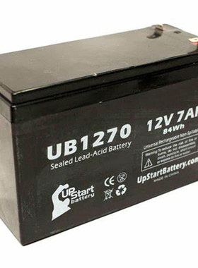 UPSTART蓄电池 UB1270 12V7AH 免维护可充电电池