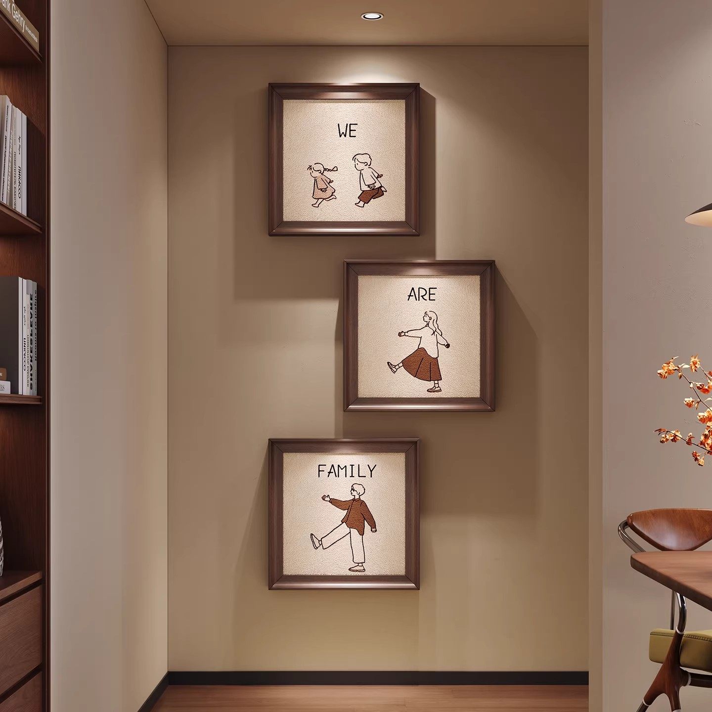 中古风客厅卧室装饰画高级感线条人物玄关斗柜桌摆画小众艺术挂画,家居饰品,现代装饰画,淘宝优惠券,粉丝福利购,淘宝优惠卷