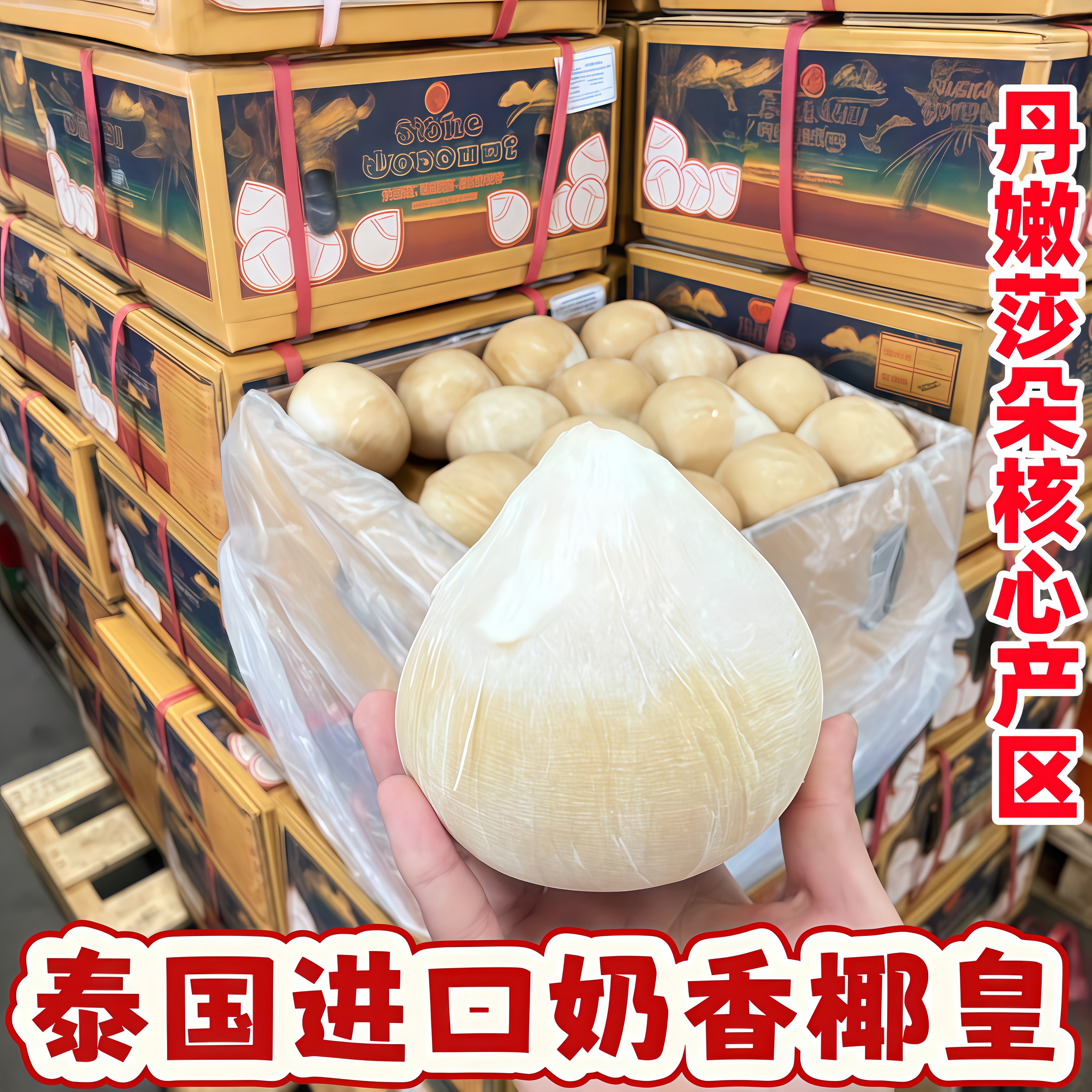 泰国进口椰皇椰青奶香小椰子应季香水椰子当季新鲜水果包邮