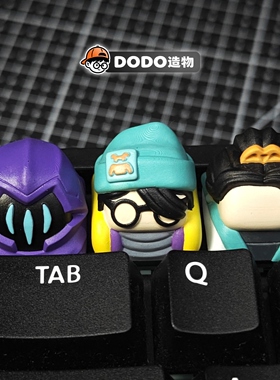 无畏契约个性键帽瓦罗兰特游戏二次元风客制化键帽机械键盘创意