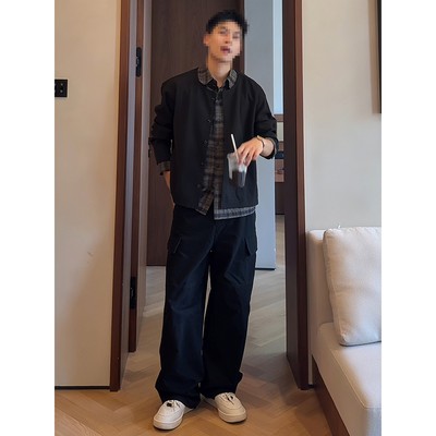 衬衫领针织衫男上衣毛衣开衫外套