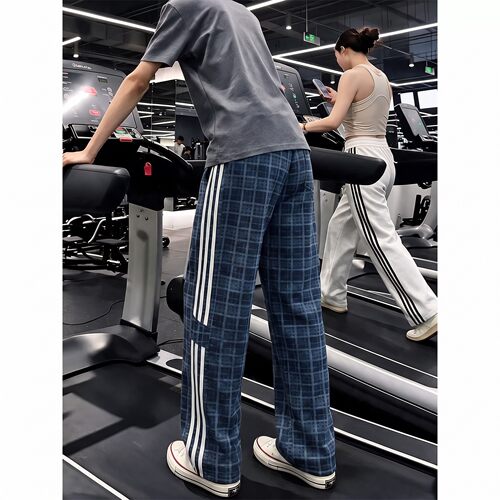 秋冬加绒加厚扎染男潮牌美式条纹