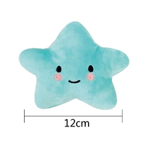 Плюшевая голубая звезда