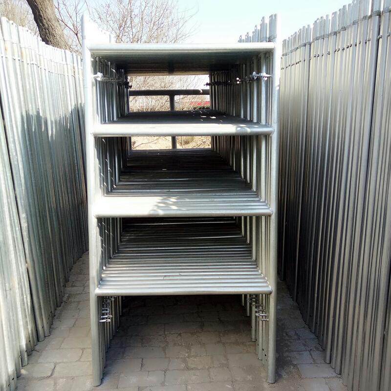 可拆卸镀锌移动门式脚手架爬梯建筑装修脚手架