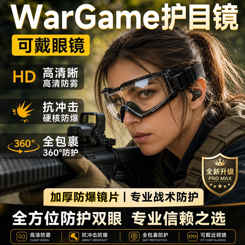wargame护目镜战术眼镜真人cs图片