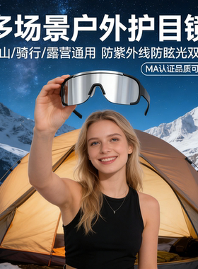 防雪盲症护目镜防风可戴眼镜