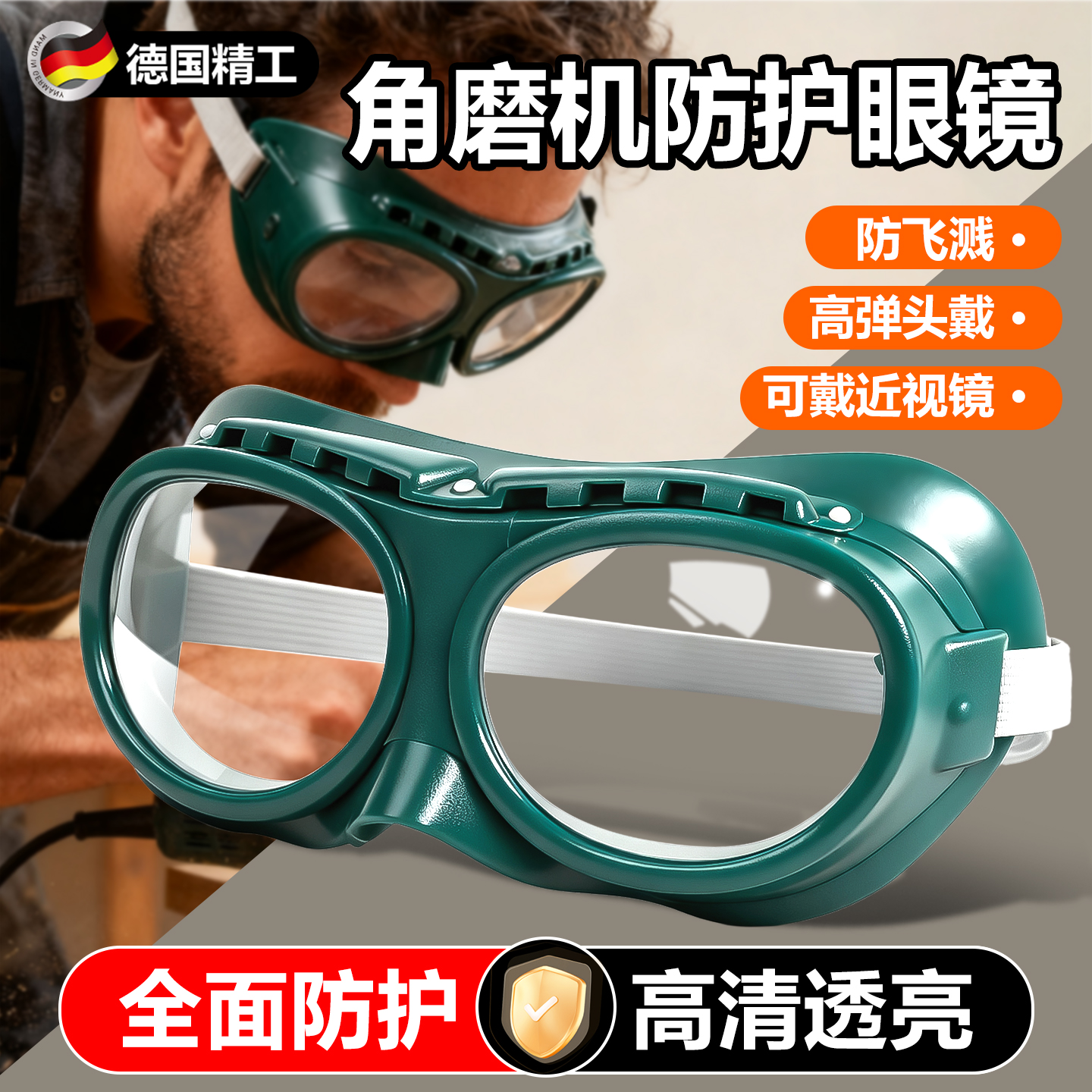 100%⭐德国品质护目镜-专业防护