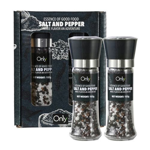 山姆代购黑胡椒盐双瓶152g*2瓶 ON1Y印度进口轻食复合调味料