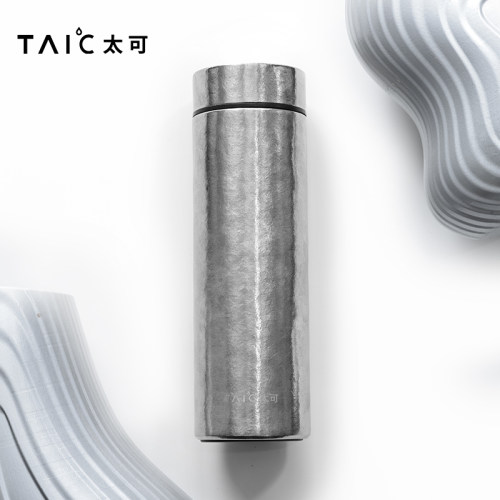 TAIC太可纯钛保温杯随行茶滤直杯茶水分离男女士车载高档商务礼品