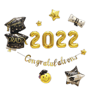 2026我们毕业了气球装饰快乐教室典礼谢师宴会场活动氛围场景布置