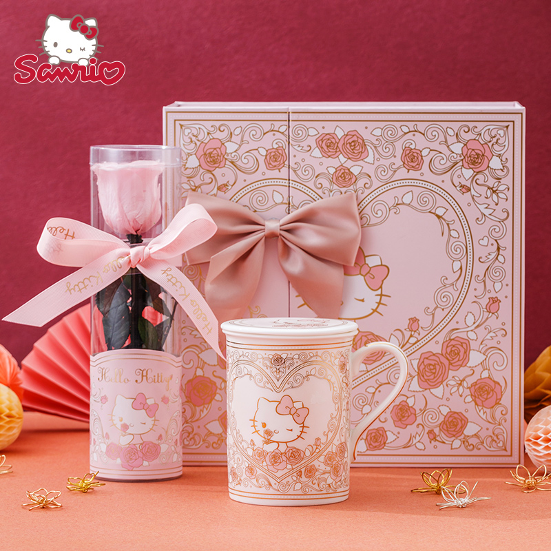 可爱卡通马克杯生日礼物送女朋友