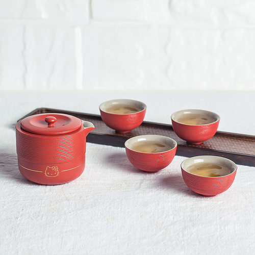 HelloKitty旅行出差户外茶具套装