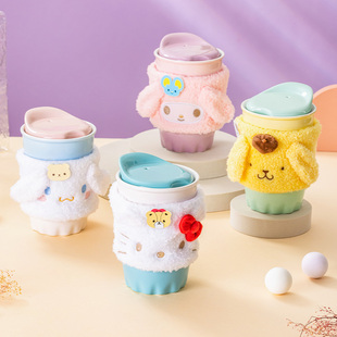 HelloKitty陶瓷杯子伴手礼可爱高颜值情侣水杯家用马克杯带盖礼品