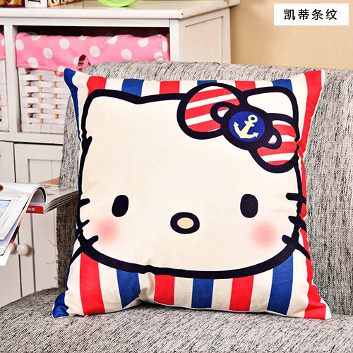 lovely Cartoon Pillowcase kt Office of the pillow Katie automobile Sofa cushion Cushion girl student Children's Giftsin the Home Fabric , Pillow/Pillow  category - from Buy2taobao.com to provide professional Taobao agent buy service