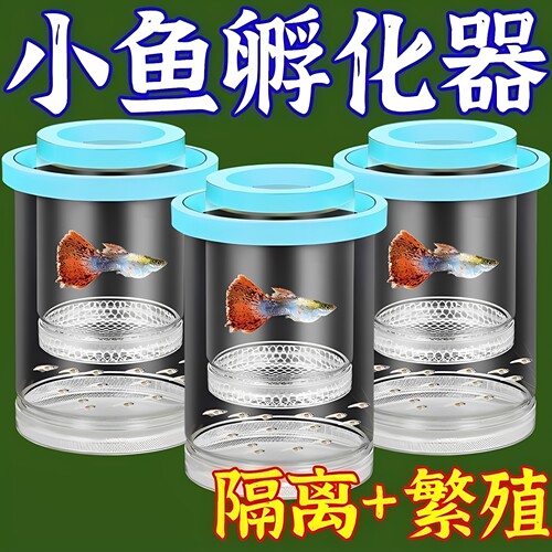 鱼缸隔离盒孔雀鱼繁殖盒斑马小鱼
