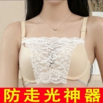 v领防走光神器假领子一片式无痕打底蕾丝胸挡新款遮胸衣裹胸夏季