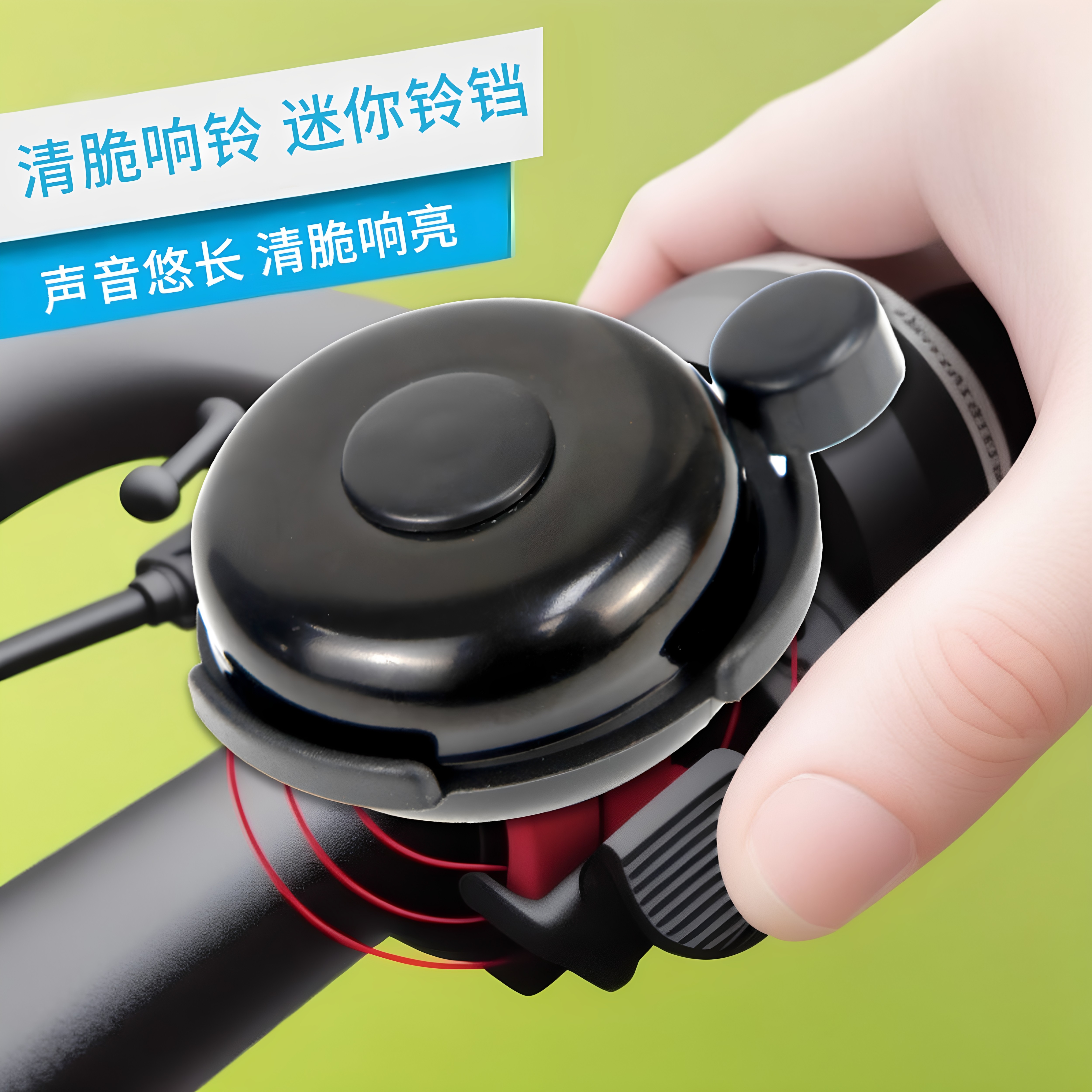 山地公路自行车儿童车单车铃铛超响通用复古喇叭平衡车装饰配件