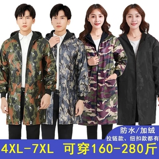 秋冬加绒劳保大褂工作服男仓库防尘物流搬运长袖防水防油罩衣女款