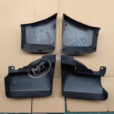 适用于2024年LC7系新款FJ78 71 76 黑色前杠包角前挡泥板