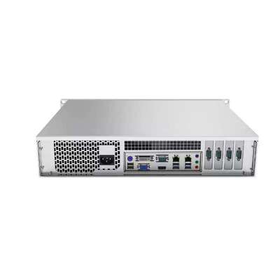 议价倍控 I7-4770四核2U机架式X86工控机银色B85 ITX双网多串口RS