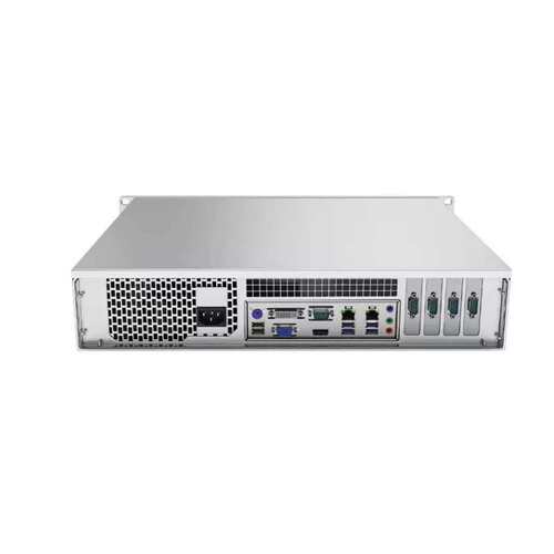 议价倍控 I7-4770四核2U机架式X86工控机银色B85 ITX双网多串口RS