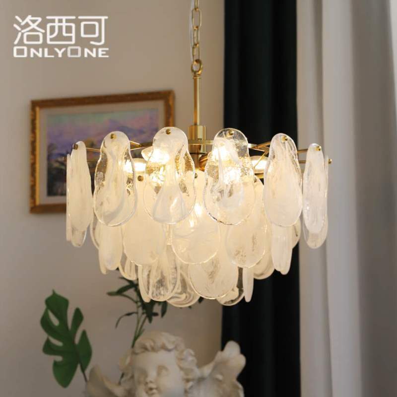可吊灯美式客厅灯具餐厅法式玻璃风格葫芦复古卧室洛西中古云彩