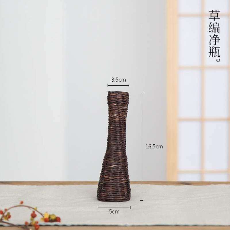 插花竹编花日式编织手工篮子客厅器皿花器花瓶摆件装饰道花篮,鲜花速递/花卉仿真/绿植园艺,花篮,淘宝优惠券,粉丝福利购,淘宝优惠卷