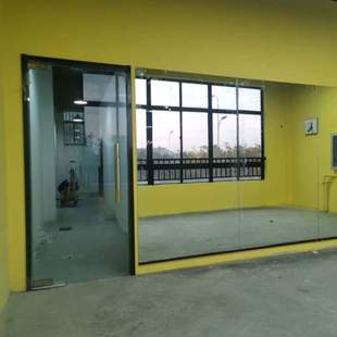 玻璃合页钢化玻璃门窗户淋浴房办公室玻璃板地弹簧超白桌面隔断门