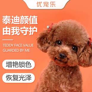 鼻头毛发增色优宠乐海藻护肤亮红素美毛粉狗狗浓密粉黑虾毛泰迪