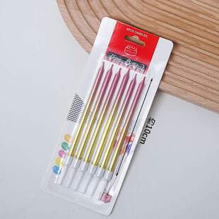 蜡烛无烟生日儿童螺纹盒浪漫派蜡烛彩色创意对蜡烛小烘焙50蛋糕