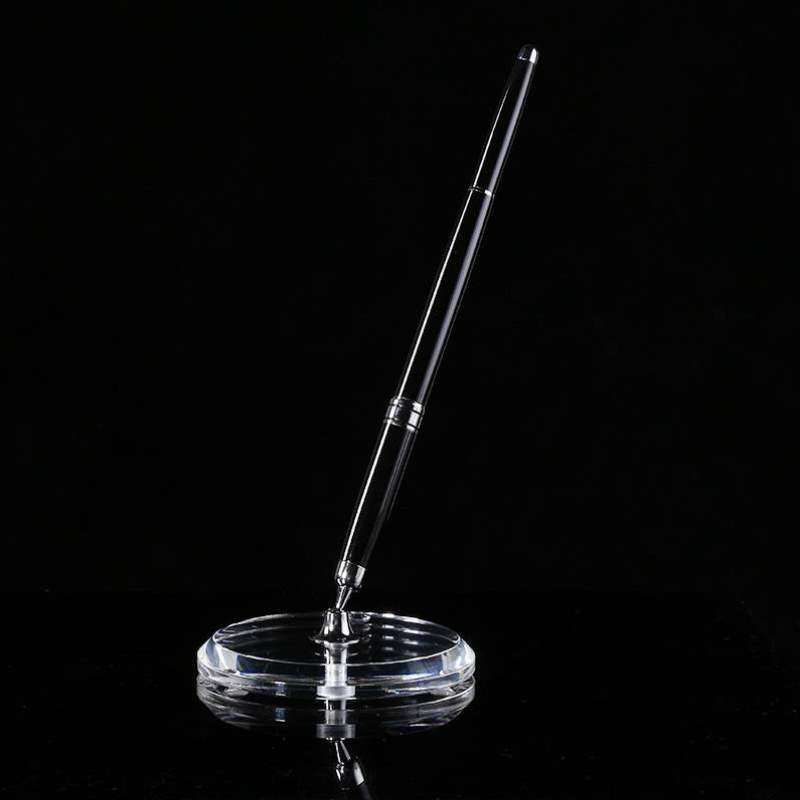 圆形笔笔透明签字笔笔座圆珠笔插/羽毛免邮亚克力笔座水宝珠笔,文具电教/文化用品/商务用品,笔插,淘宝优惠券,粉丝福利购,淘宝优惠卷