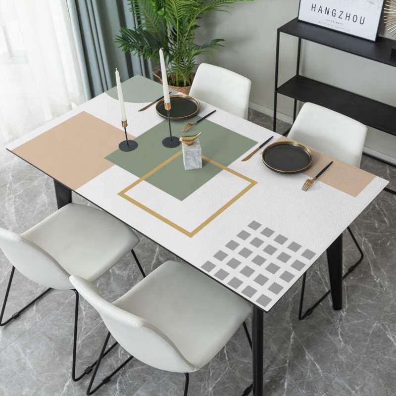 pvc防油桌垫防烫茶几垫免洗风轻奢餐桌家用皮革现代北欧防水桌布,居家布艺,桌布,淘宝优惠券,粉丝福利购,淘宝优惠卷