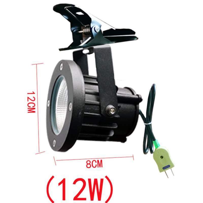 免防水庭院射灯招牌带插头夹子免灯户外插电照明灯接线广告牌安装