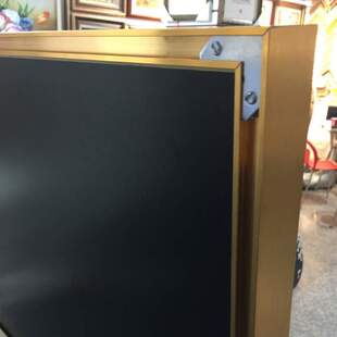 软装卧室简约铝合金装饰画儿童房画框轻奢现代定制北欧画客厅挂画