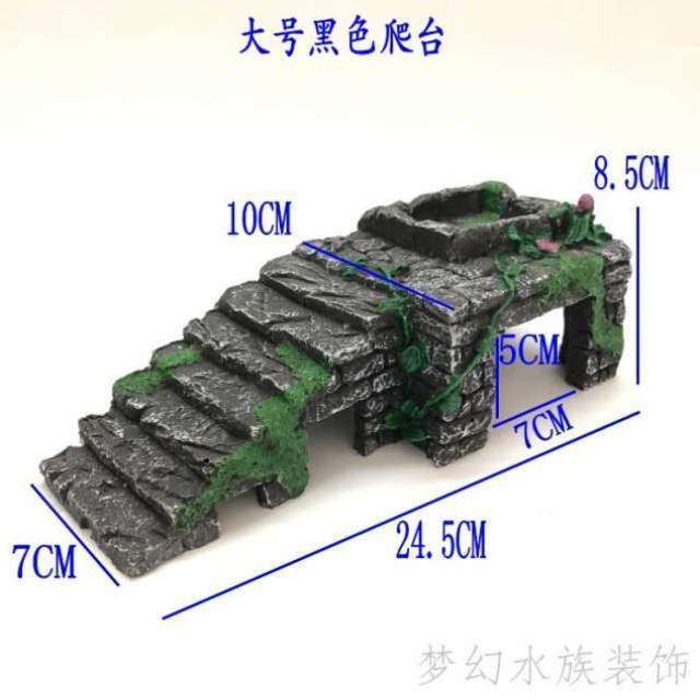 包邮乌龟鱼缸宠物新款造景摆件爬行晒背台小型装饰爬梯沉底台树脂,宠物/宠物食品及用品,造景/装饰,淘宝优惠券,粉丝福利购,淘宝优惠卷
