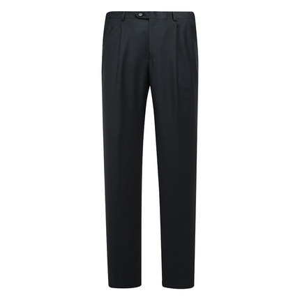 SF656路男春秋西裤羊毛150`S诺悠翩雅意大利面料中腰商务休闲长裤