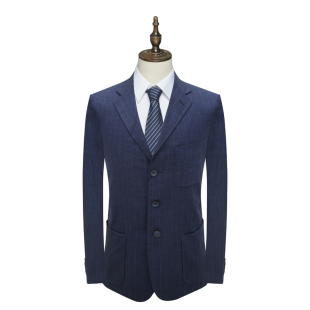 亚麻三粒扣无开衩商务西装 西服 外套 男式 PL105皮夏季