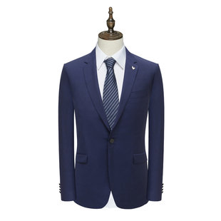 商务西装 绵羊毛一粒扣双开衩修身 41128 春秋西服 B1381鸟牌男式