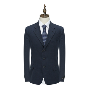 外套 羊毛三粒扣无开衩商务西装 D2105120 西服 PL141皮春秋男式