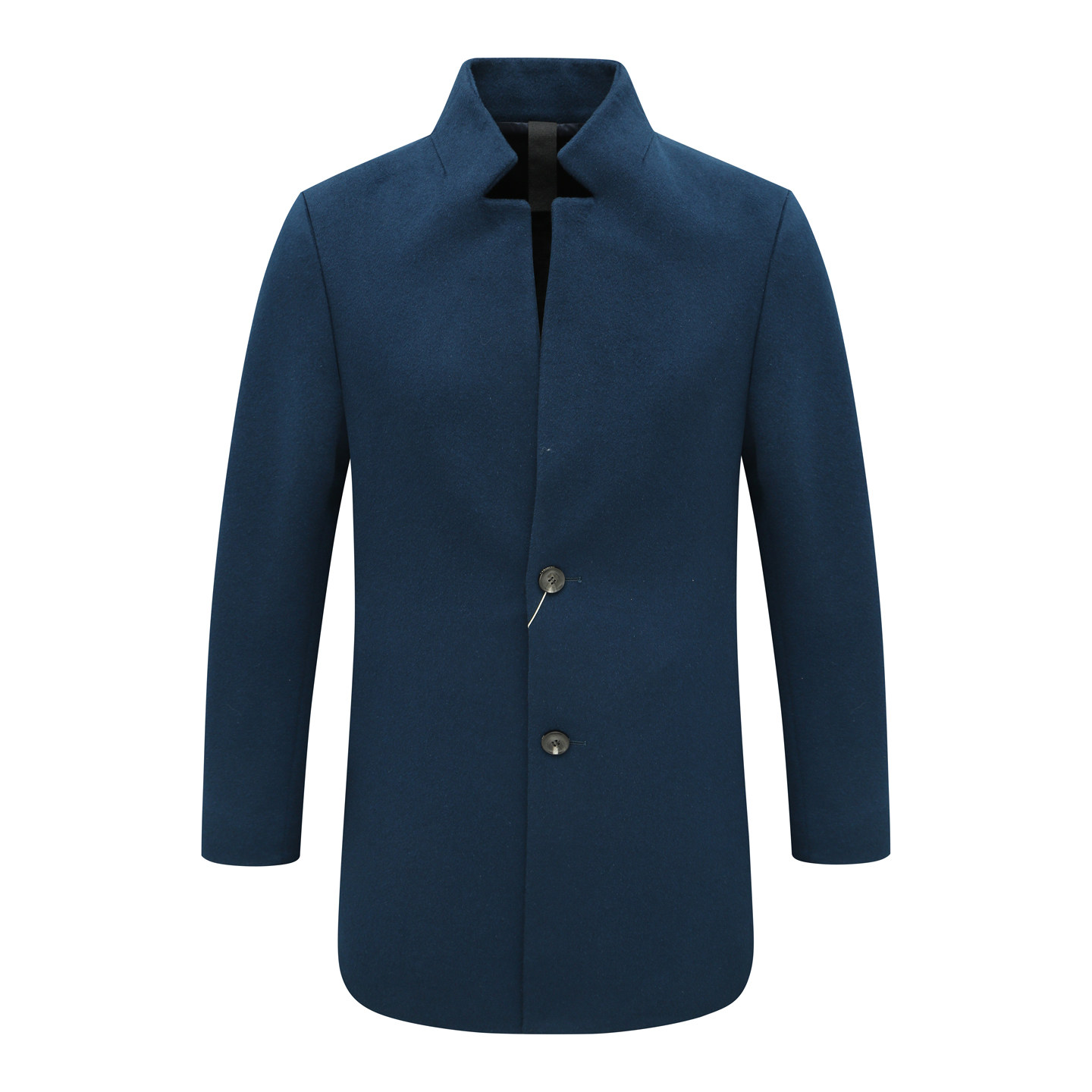 KN74康L尼L秋冬男式毛呢大衣 山羊绒直排扣保暖防风外套 蓝色,男装,毛呢大衣,淘宝优惠券,粉丝福利购,淘宝优惠卷