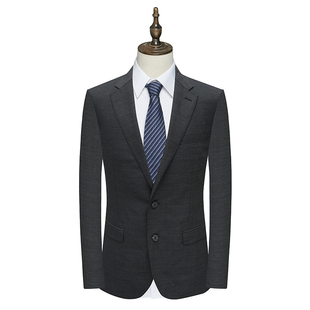 1200290 羊毛两粒扣无开衩商务休闲西装 MY306美春秋厚度男式 西服