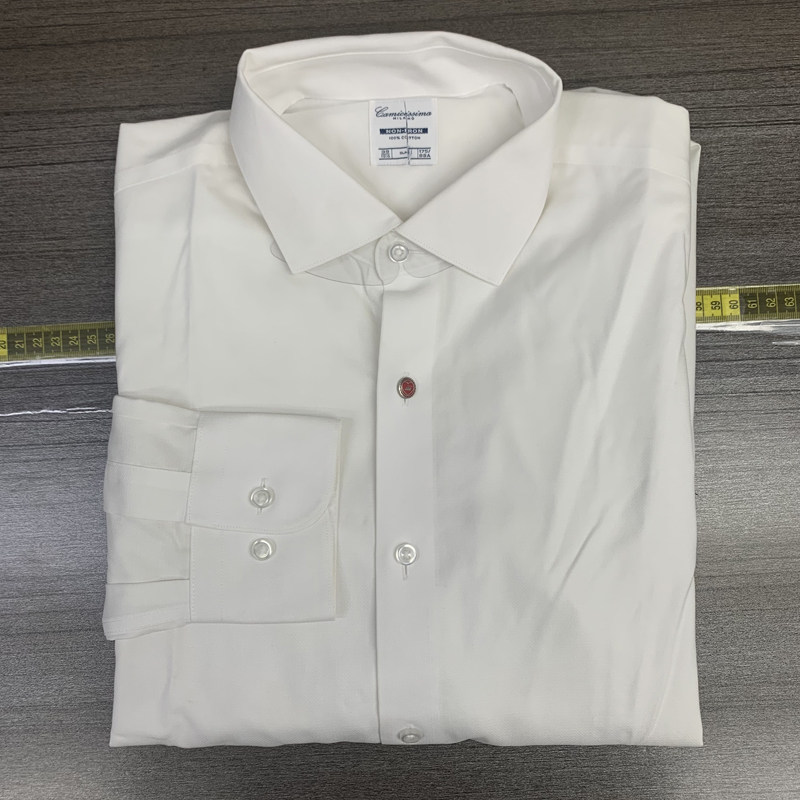 直播恺高品质白色长袖衬衫男士商务休闲衬衣棉百搭上衣免烫图片