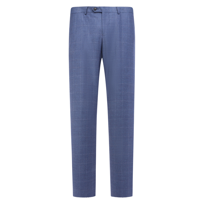 J1710鸟春秋款男式西裤 绵羊毛中腰修身商务休闲长裤 206007