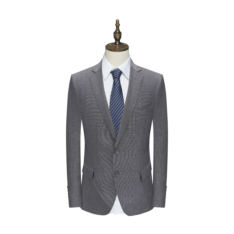 AS66奥 春秋男式西服 两粒扣无开衩商务西装外套 11BQA30