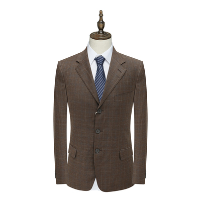 PL29皮春秋男式西服 羊毛120`S意大利面料商务西装外套 G4122734