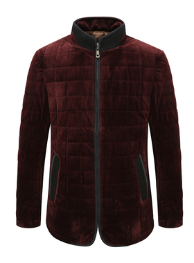 MY492美秋冬男式棉衣 拉链休闲保暖防风棉服外套 时尚都市