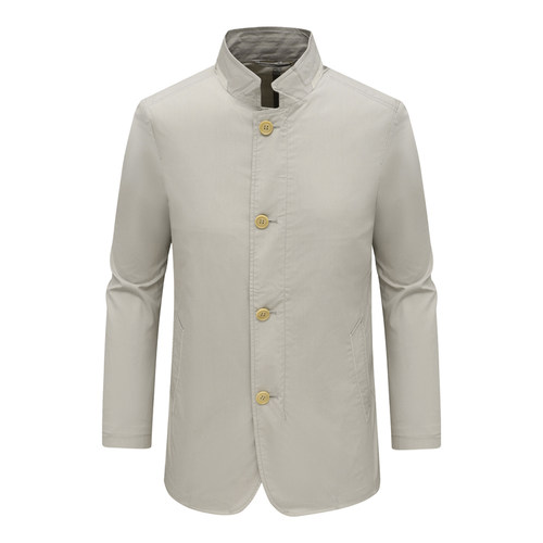 DS154佛L帝N春秋厚度男式夹克 棉拉链直排扣立领休闲外套